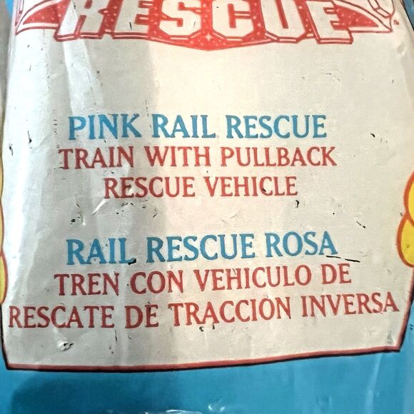 McDonalds Happy Meal Toy Power Rangers Rescue Pink Rail Rescue #6 2000 Vintage - Picture 5 of 9